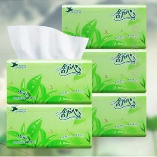 COD Potees 3-Ply 480 Pulls Disposable Inter-Folded Facial Tissue Paper Pop Up Tissue