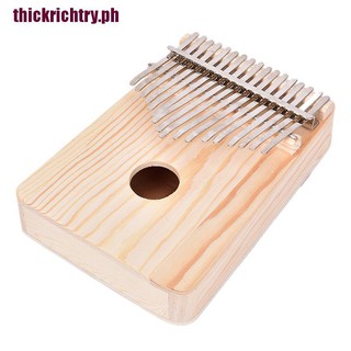 {trichtry}17 Keys Kalimba African Solid Pine Wood Thumb Piano Finger Percussion DIY (4)