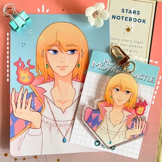 [ Howl’s Moving Castle ] Howl Print and Acrylic Keychain