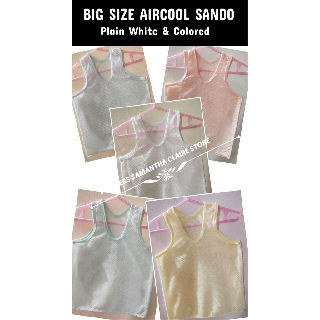 BIG SIZE AIRCOOL SANDO / BUTAS SANDO for 1-3 yrs old Kids Plain White and Colored