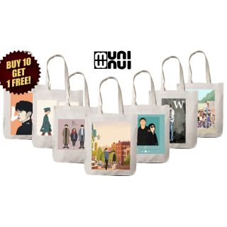 [HIGH QUALITY] KDRAMA ITAEWON CLASS GOBLIN CRASH LANDING ON YOU INSPIRED CANVAS TOTE BAG