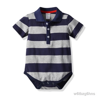 Spot goods ✓Baby Corp Newborn Boys Girls Formal Polo Style Cotton Onesie Romper with Collar