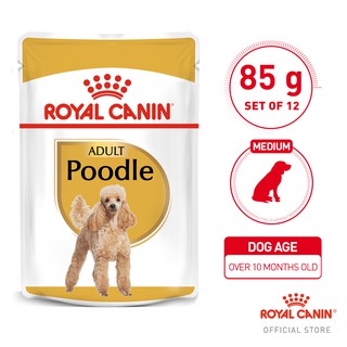 Royal Canin Wet Range Poodle Adult (85g x 12 pouches) - Breed Health Nutrition