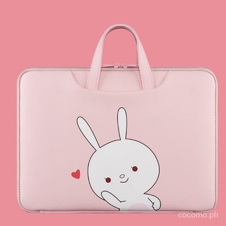 COD Ready stock Pink Girly Laptop Bag 15.6/14/13.3in Notebook MacBook Briefcase Handbag PC Tablet Protective Sleeve Case Travel Bags