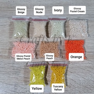 3mm Seed Beads 20 & 50 grams Part 2 (Opaque, Matte, Glossy, Frosted, Pastel Beads) (5)
