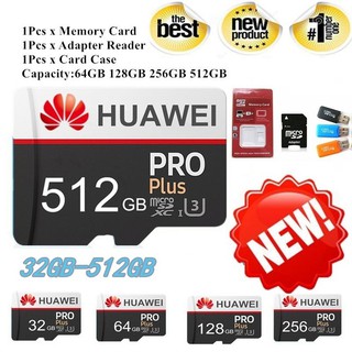 Huawei Memory Card High Speed 3.0 Micro SD Card Class10 TF Card 64GB 128GB 256GB 512GB Memory Card