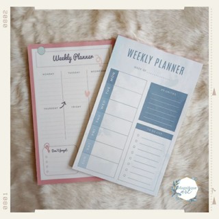 Weekly Planner | 50 Sheets | Magnifique Papeterie