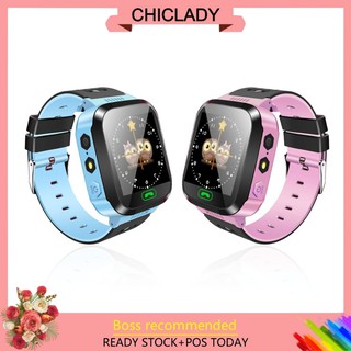 ❤COD❤【ready stock】Kids Wristwatch Touch Screen Anti-Lost Smartwatch