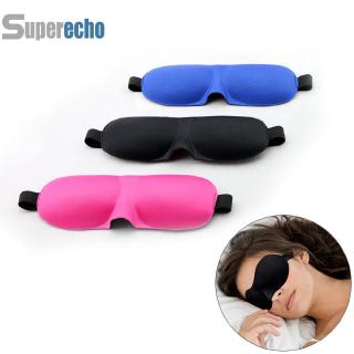 sup*☢3D Eye Mask Sponge Cover Blindfold Travel Sleep Rest Shade Blinder Cover✍