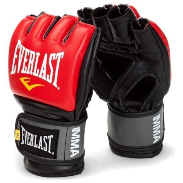 Red Colour Everlast MMA Glove Boxing Muay Thai Training Gym