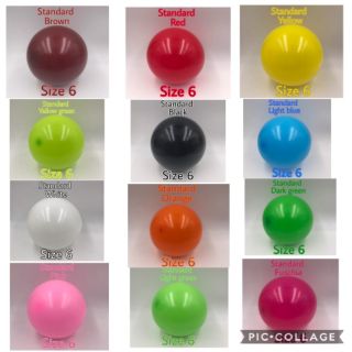 Balloon - Size 6 standard 25 pcs per pack