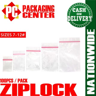Ziplock #7 to #12 by 100pcs per pack COD Nationwide!