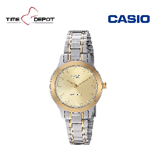 Casio LTP-1128G-9ARDF Two Tone Stainless Steel Strap Watch For Women (1)