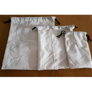 Plain katsa string pouches 12pcs (1)