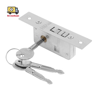 ◇ Invisible/Door Lock, Sliding Door Hook Lock, Alloy Lock Body, Frame Glass Door, Sturdy, Durable, Door Hardware
