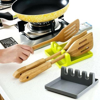 Kitchen Durable Spoon Rest Heat Resistant Spatula Cooking Tool Storage Holder