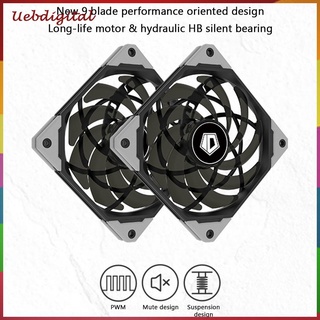 UD.ID-COOLING 12cm PC Case Cooling Fan PWM Silent Quiet Water Cooling System Cooler