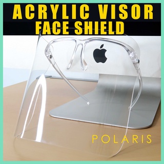 Acrylic VISOR Face Shield BEST QUALITY | ACRYLIC FACE SHIELD | NON FOG FACE SHIELD | POLARIS SHOP PH