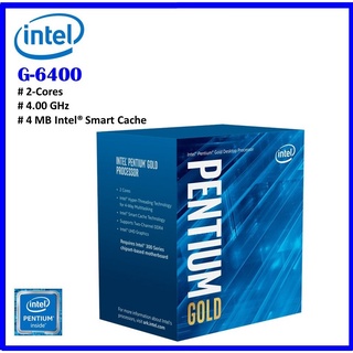 Intel Pentium Gold G6400 Processor 4.00 GHz | 4MB Cache