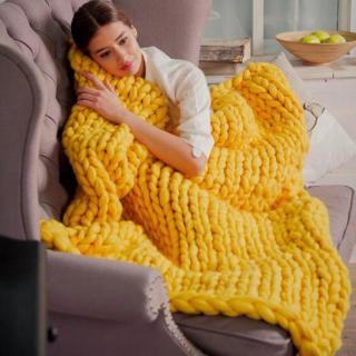 DIY Super Big Soft Chunky Wool Yarn Bulky Arm Knitting