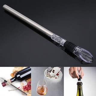 Red Wine Chiller Chilling Rod Stick Cooler Pouring Spout Aerator Stainless Steel (1)