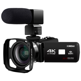 ✗♦﹉XINBAI/new hk D380 high-definition digital camera 4 k professional photography DV travel quickly