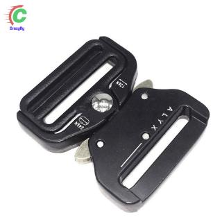 CRAZY GO>>Black Quick Side Release Metal Strap Buckle For 38mm Webbing Bags Luggage (1)