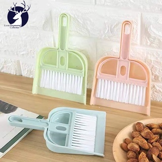 Cute Korean Mini Cleaning Brush & Dustpan Set Desktop Sweep Cleaning Brush