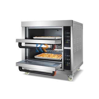2 Decks 2 Trays Commercial Electric Baking Oven Cake Pizza Bread Oven Bakery Machines Baking Equipme