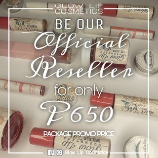 Be our Official Reseller by GLOW LIP COSMETICS