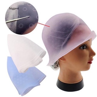 Reusable Silicon Hair Colouring Highlighting Dye Cap Frosting Tipping