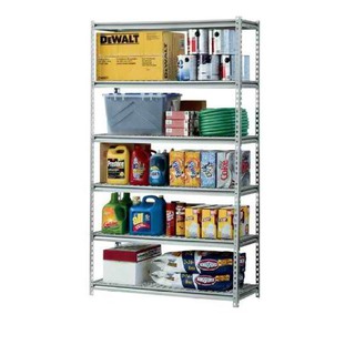 5-Layer Boltless Metal Shelving Rack 30*100*200cm (White) easy install kitchen hardware grocery (3)