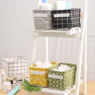 Aesthetic Canvas Foldable Water Proof Desk Organizer