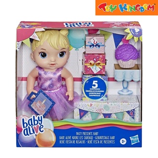 Baby Alive Party Presents Baby Blonde Hair Doll for Girls