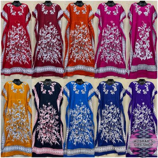 Batik Duster Caftan Long #6 Floral / Daster / Batik Daster / Kaftan / Plus Size / Batik / Jumbo