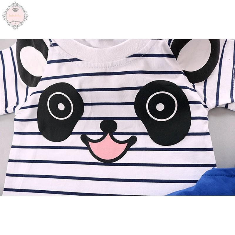 KO@♛2Pcs/Set Kids Short Sleeve Cute Pattern Clothing (8)