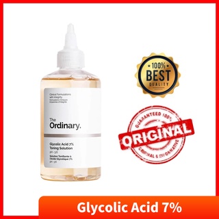 The Ordinary Glycolic Acid 7% Toning Solution 250ml Beauty Skincare Toner