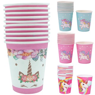 【NEW】10pcs unicorn party supplies needs paper cups party (1)