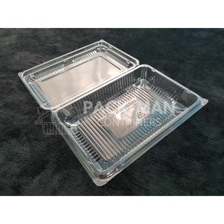 Rectangular Clamshell H1L 50 pcs. Plastic Food Container