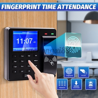 Biometric Fingerprint Attendance Machine Time Clock Employee Check In Out Device-Dongxi89 (1)