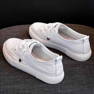 Foreign Trade Factory Original Single Crepearated White Shoes Flat