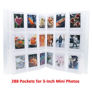 288 Pocket Fujifilm Instax Mini 8 9 11 40 Film Album Organizer 3" Photo ID card