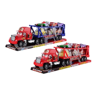 Lightning McQueen Cars Truck With 6 Small Character Cars