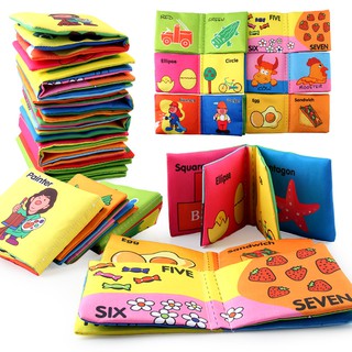 Baby Early Development Cognitive Cloth Books Infant Intelligence Educational Rustle Sound Books