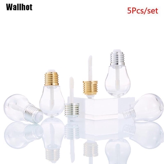 Wallhot♤ 5Pcs 9ML Light Bulb Lip Gloss Tube DIY Containers Bottle Empty Cosmetic Tubes (1)