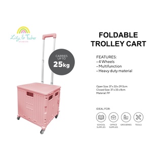 Lily and Tucker Foldable Trolley Cart (1)