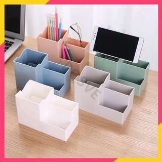Desk Organizers Multi-function Desktop Storage Box Case Make Up Cosmetic Holder Desk Pen Pencil Organizer (1)