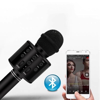 WS 858 mobile phone karaoke microphone speaker