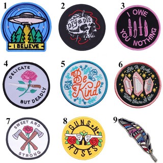 Embroidery Patch Applique Sew Iron On Patches Badges Bag Hat Jeans Jackets Appliques Crafts (1)