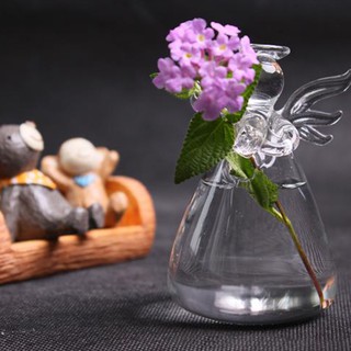 Praying Angel Vases Crystal Transparent Glass Vase Flower Containers Hydroponic (4)
